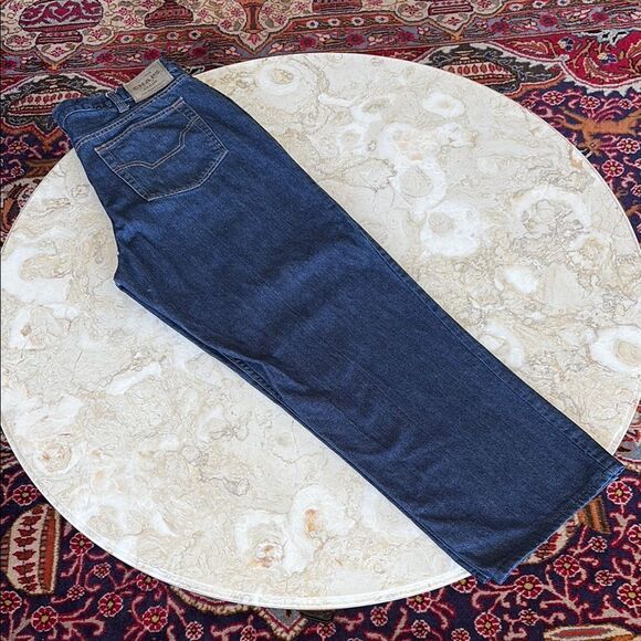 Chaps Ralph Lauren Dark Denim Relaxed Straight Leg Jeans - Picture 4 of 15